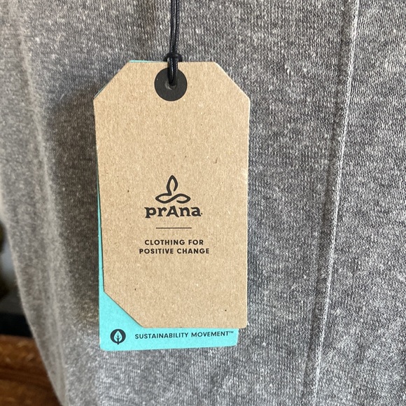 PRANA COZY UP SKYLAND DRESS SMALL HEATHER GREY SMALL NEW - Picture 2 of 10